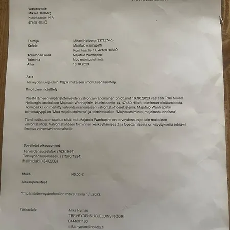 Majatalo Wanha-pirtti Iitti