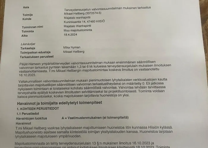 Majatalo Wanha-pirtti Daire *